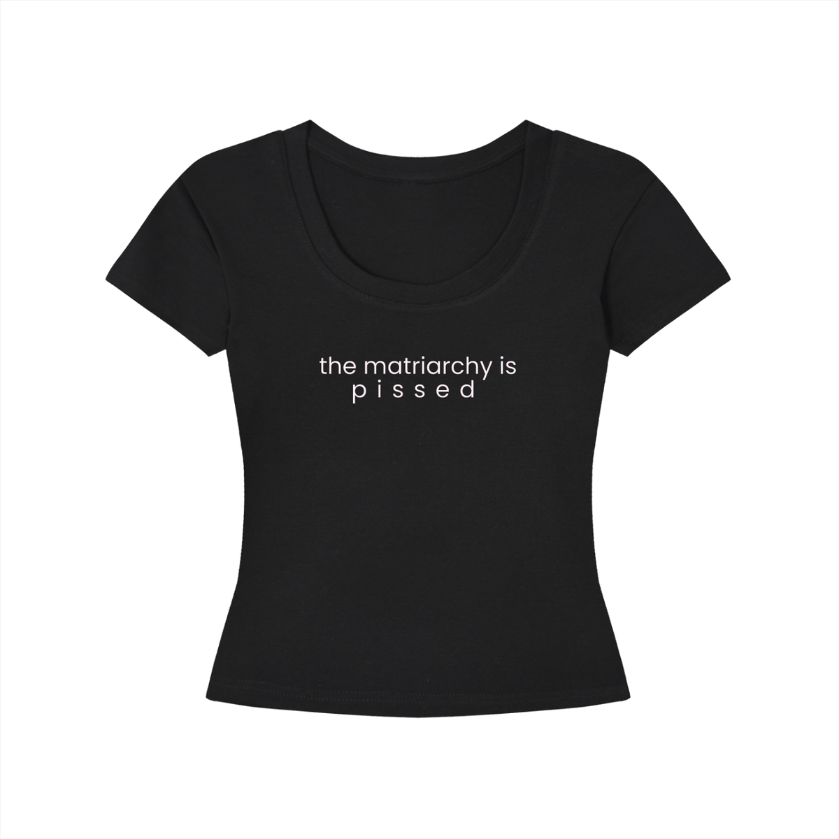 the matriarchy is pissed | Women's Longline Slim-Fit T-Shirt