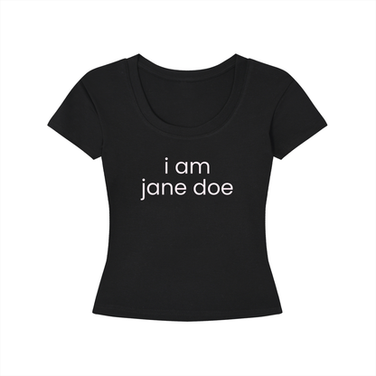 i am jane doe | Women's Longline Slim-Fit T-Shirt
