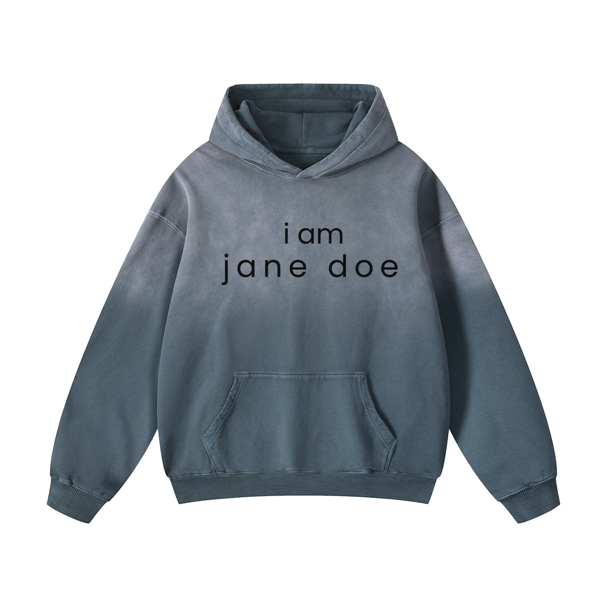 i am jane doe | Unisex Heavyweight Sun-fade Oversized Hoodie