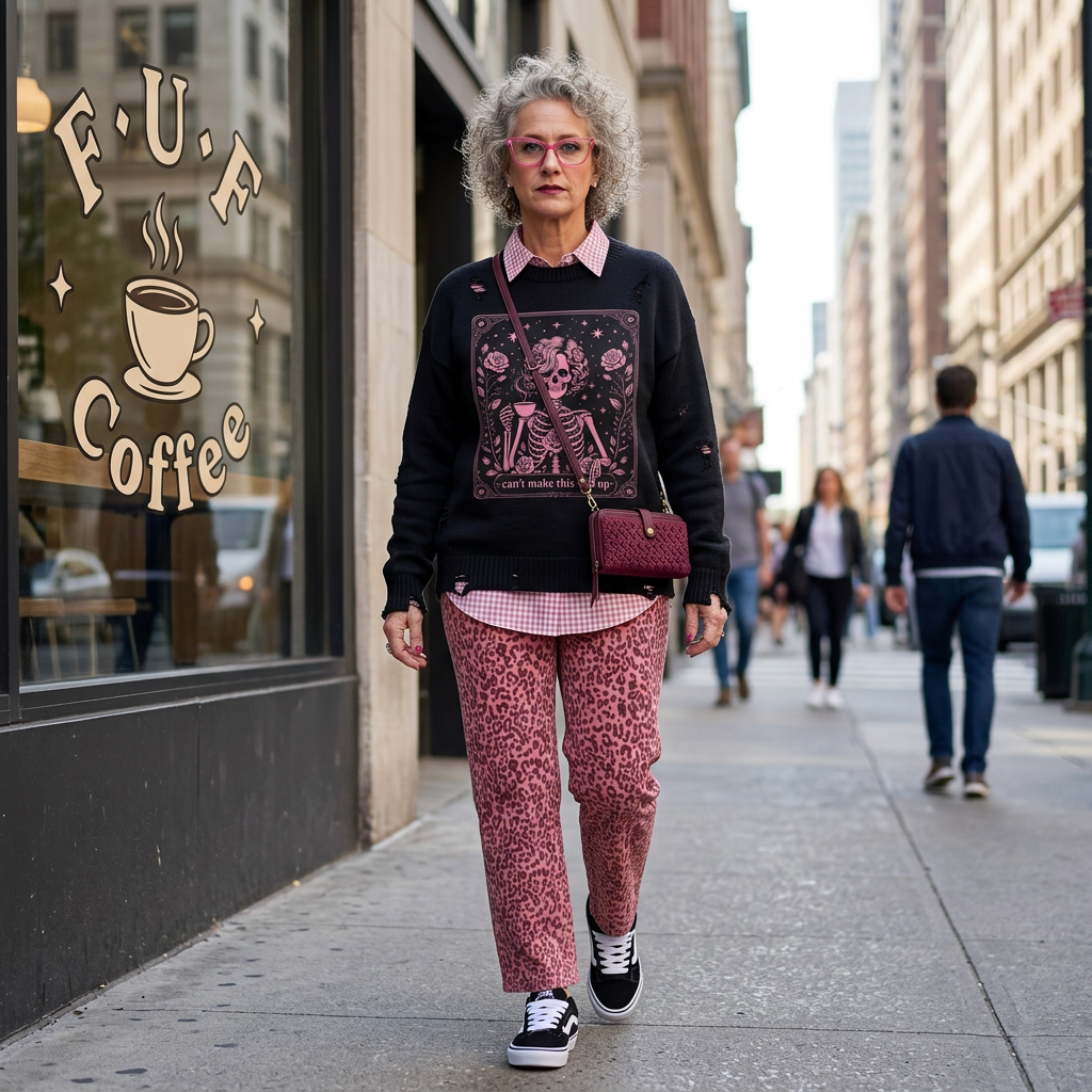 can't make this shit up distressed sweatshirt & crop t-shirt | skeleton & coffee | stay sassy collection
