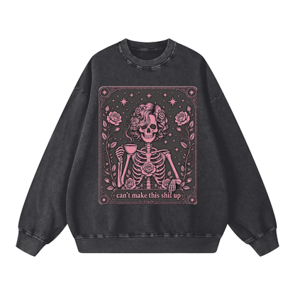 Snow Washed Oversized Sweatshirt