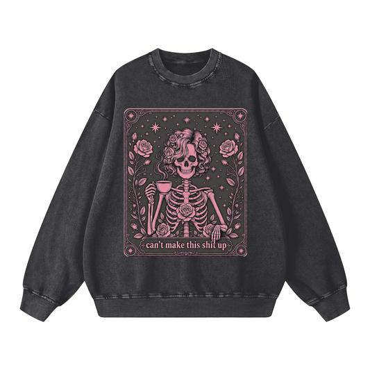 Snow Washed Oversized Sweatshirt